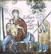 Icon of the Flight to Egypt, Al Muallaqah Church, Old Cairo